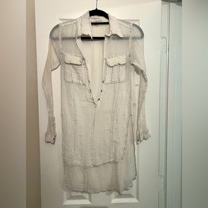 Free People long shirt Med